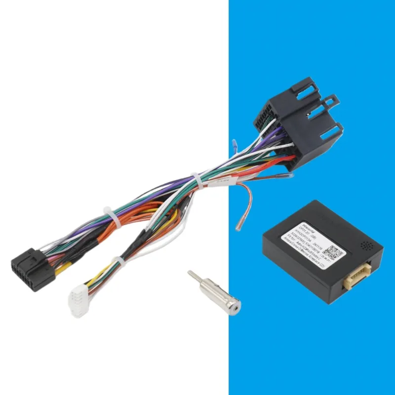 For Opel Astra Corsa Zafira Vectra Car Radio ISO Wiring Harness 16 Pin Android Cable Adapter With CAN Bus Decoder