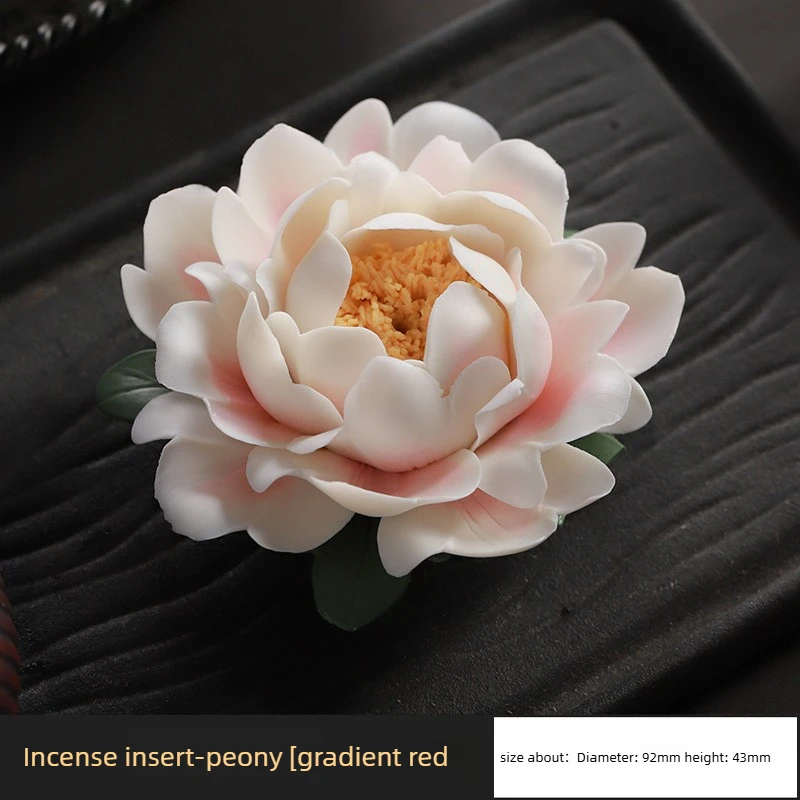 Peony Fragrance Insert Home Decor Aromatherapy Ornament Elegant Decoration for Living Room Tea Table Household Tabletop Decor
