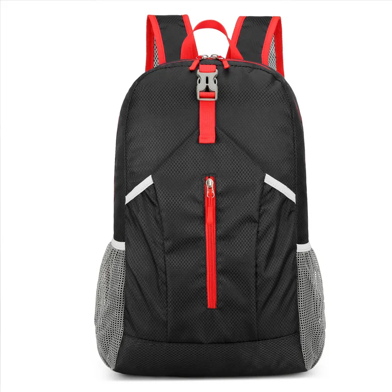 Mochila deportiva resistente al agua para exteriores, bolsa de almacenamiento plegable, bolsa de viaje ligera, bolsa de hombro de gran capacidad