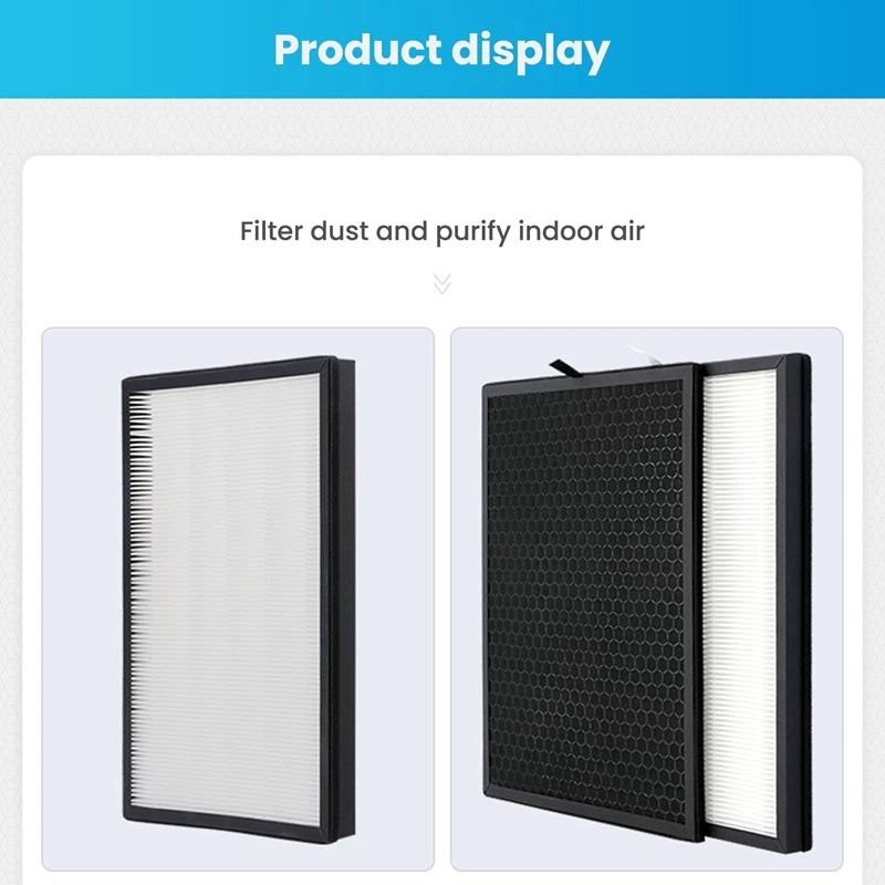 2 Sets FY1410 FY1413 Real Hepa Filter Activated Carbon Filter For  Air Purifier Replacement Parts AC1215