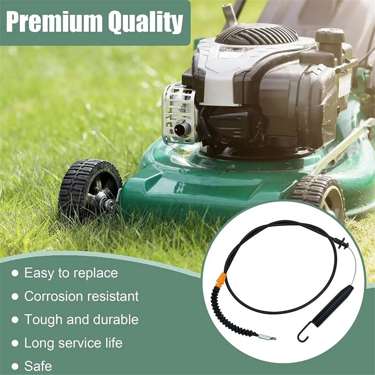 【3149 Popular】Mower Throttle Cable for 946-04173E 746-04173E Deck Engagement Cable Lawn Mower Parts Deck Cables Tools