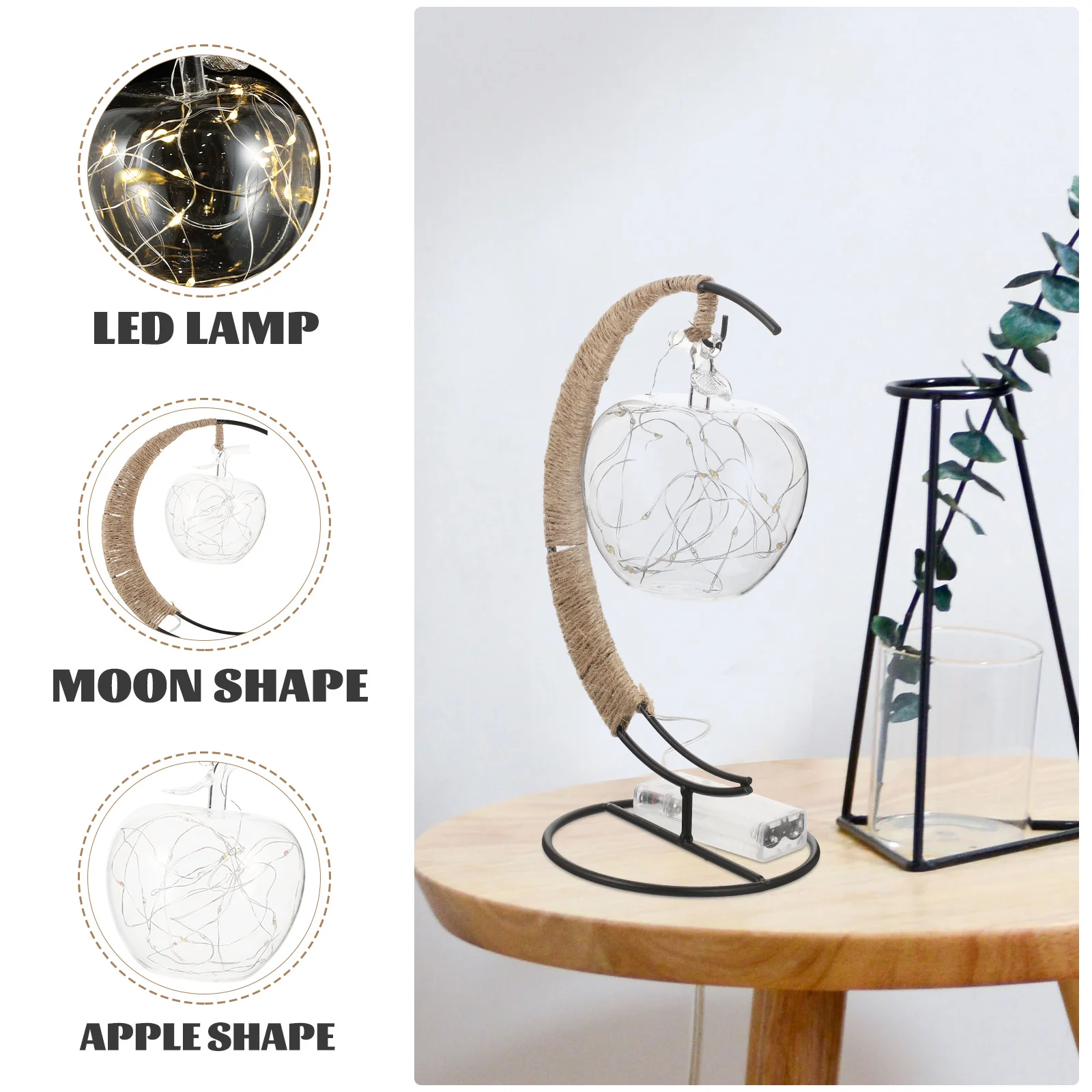 

Lantern s Room Night Lamp Unique Light for Bedroom Iron Child Aesthetic Desk LED Moon Decorative Bedroom Night