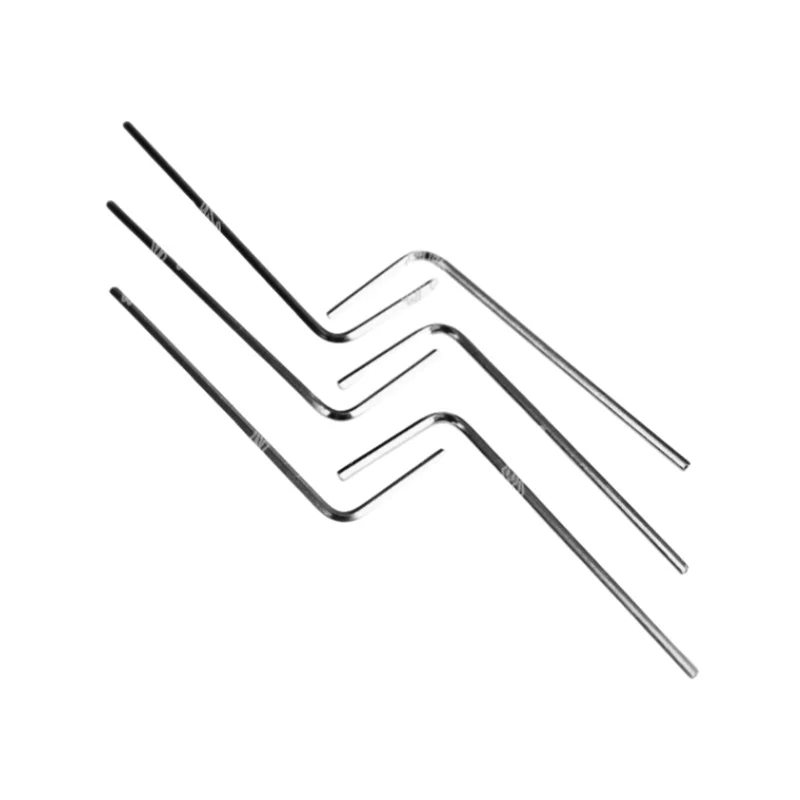 

Flat Head Hex Key Wrenches Sizes 1.5MM and 2MM Suitable for M3 and M4 Set Screws