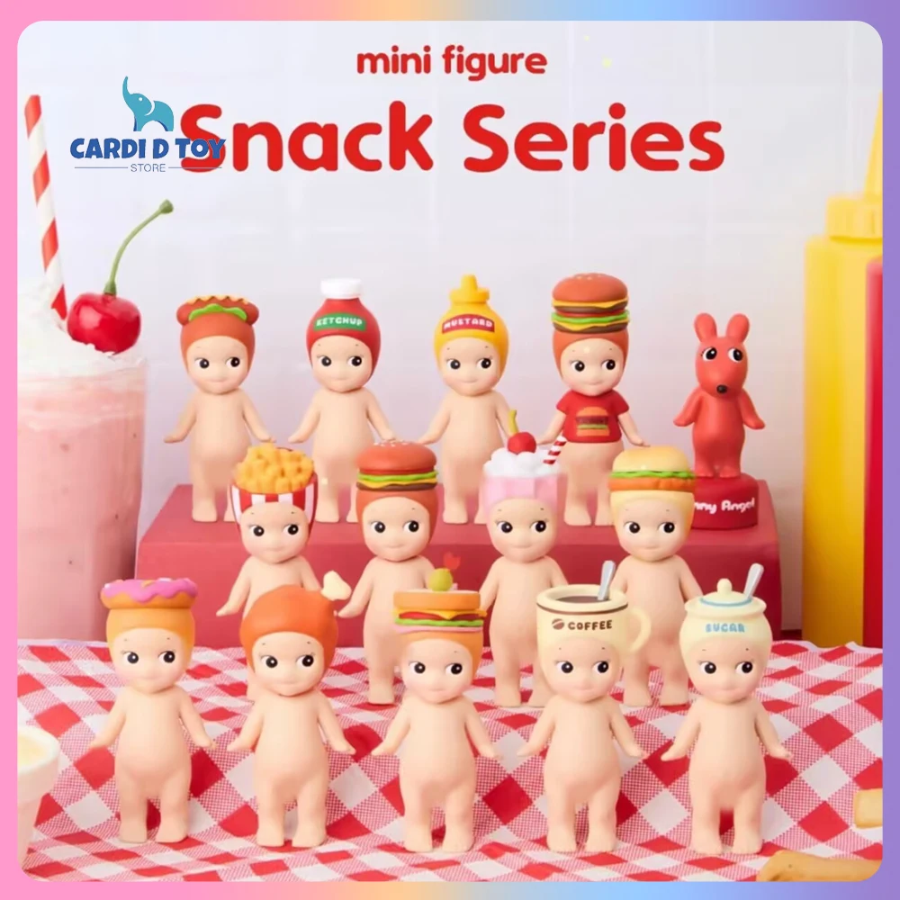 

New Original Sonny Angle Mini Figure Snack Series Blind Box Hamburger Fried Chicken Hot Dog Anime Figures Mystery Box Gift Toy
