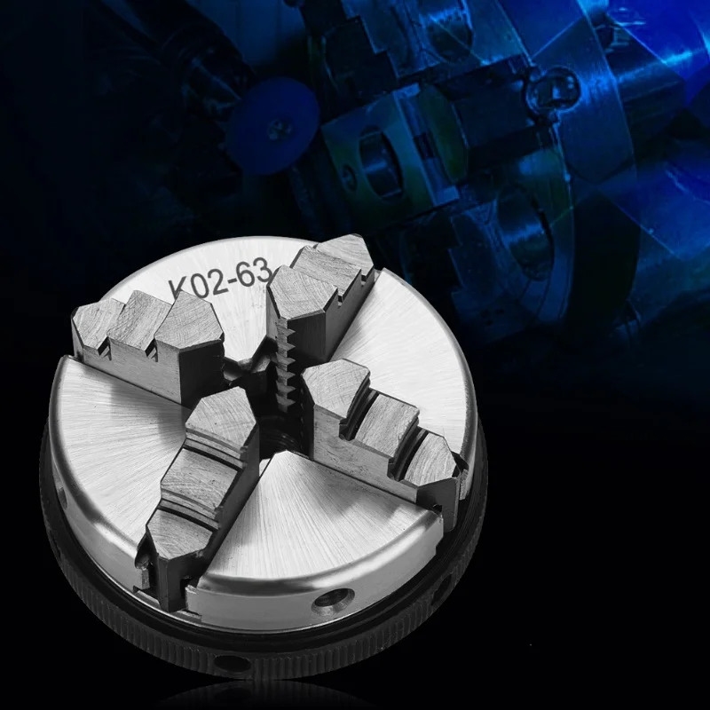 1 قطعة 4-الفك K02-63/M14 مخرطة يدوية ذاتية التمركز تشاك للنجارة