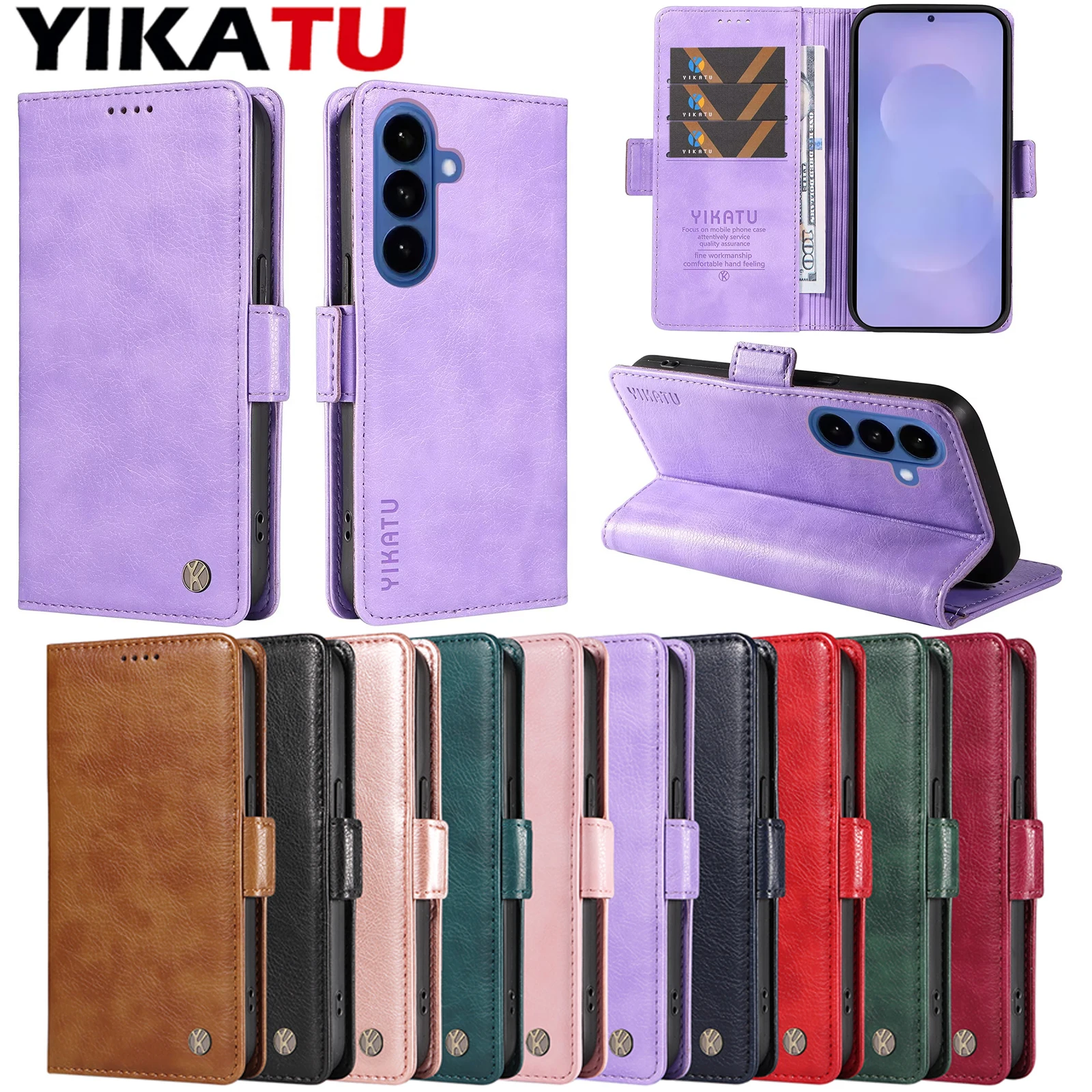 Wallet Phone Case For Samsung Galaxy A20 A20S A21 A21S A22 A