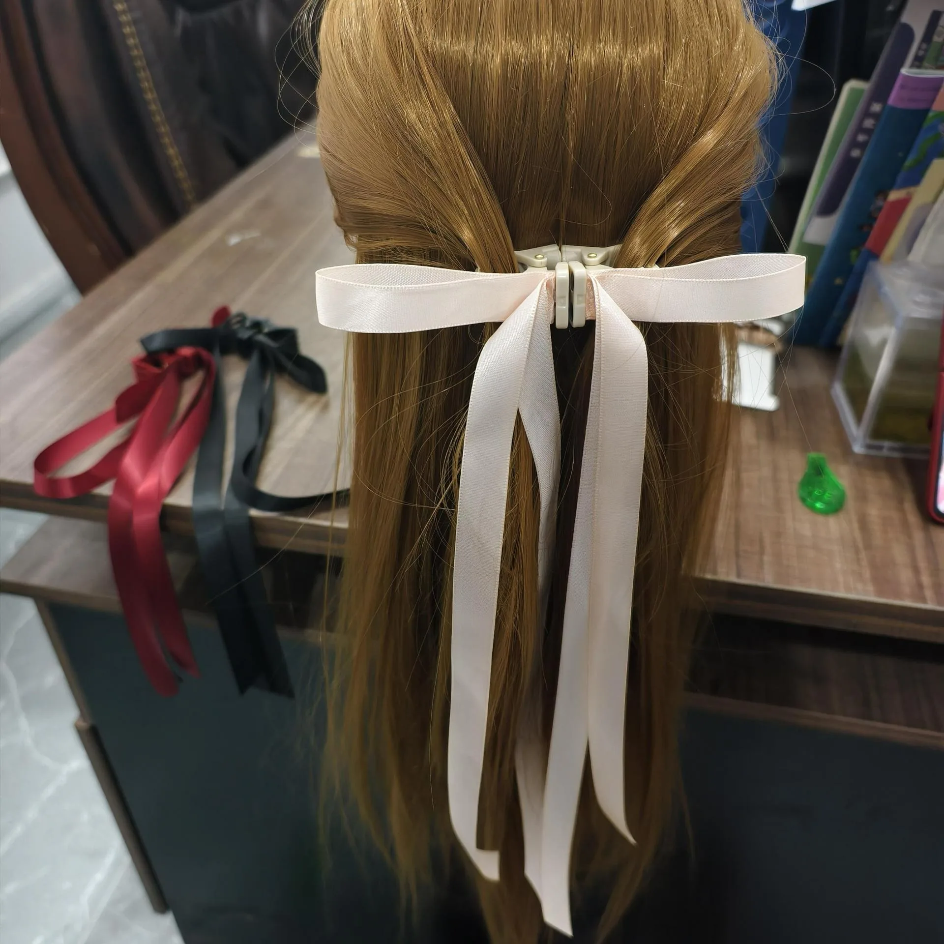 Grenzüberschreitende magnetische Haarspange mit Schleife, intelligente magnetische Haarklammer, personalisierte intelligente magnetische Haarspange – Detail 30