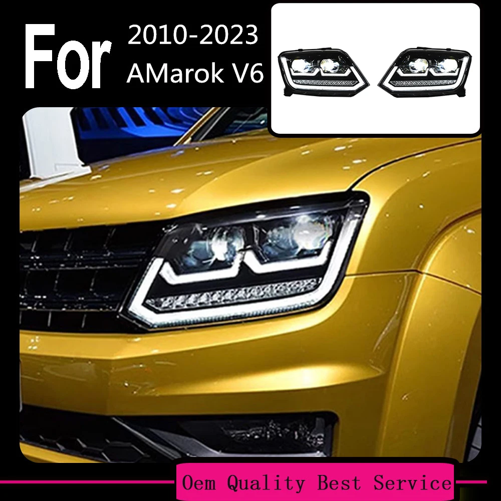 

Modified Bifocal Lens Projector Headlamp Accessories Fit For VW AMAROK LED DRL Upgrade Head Lamp Turn Signal Rear Reverse Brake