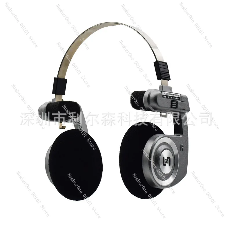 H1Pro Retro Lightweight Foldable Steel Bar Portable Long Battery Life Over-Ear True Wireless Bluetooth Earphones