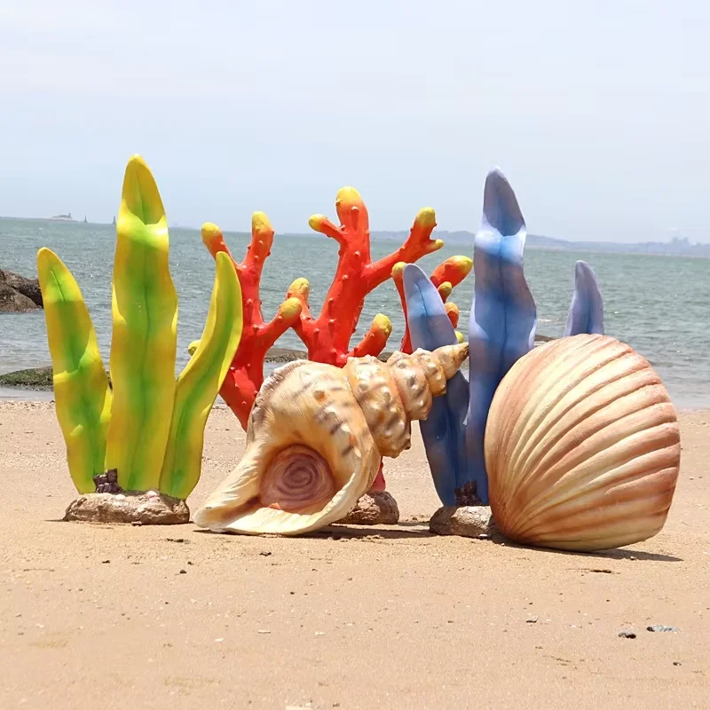 

Custom Plexiglass 3D Art Sculpture Ocean Coral Shell Starfish Christmas New Year Animal Theme