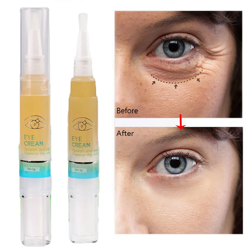 

Anti-Dark Circles Eye Cream Care Nourishing Repair Wrinkle Reduction Dark Fine Lines Moisturizing Eye Serum Beauty Health