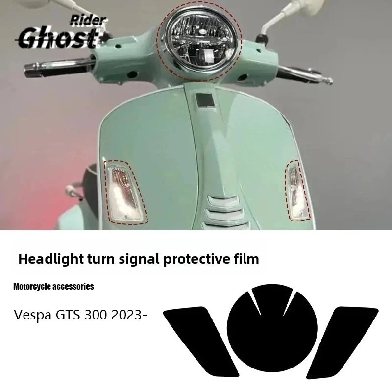 

For Vespa GTS 300 Motorcycle Accessories, Headlights, Front and Rear Turn Signals, Instrument Panel, Taillight Protective Film