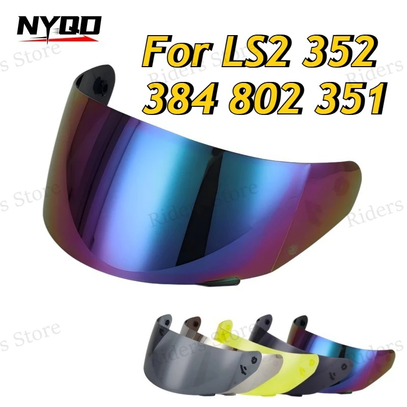 

Motorcycle Helmet Visor For LS2 352 Fit for 384 802 351 Windproof UV Protection Lens Accessory