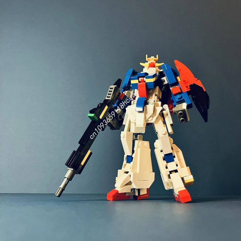 

343 шт. MOC SF-018 Zeta пилонированный боевой робот детские креативные строительные блоки в сборе для развития фокуса и терпения Рождественский подарок