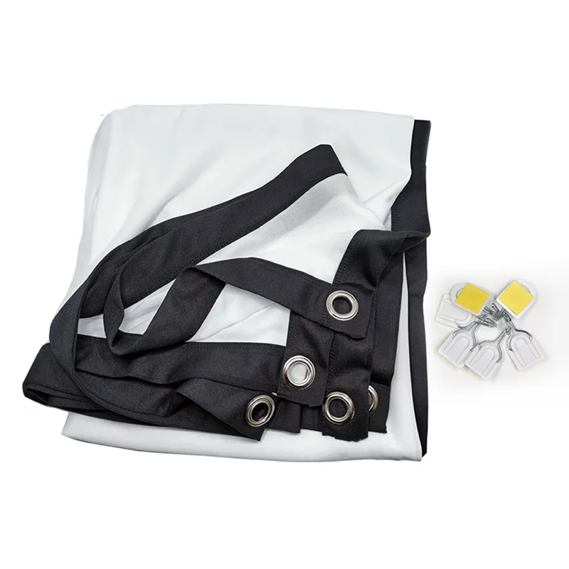 Projector Screen Portable Foldable Projection Screen 60/72/84/100/120/150 Inch 16:9 Outdoor Movie Screen For Travel Home Theater