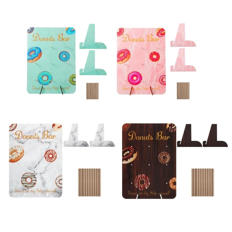 

Multi Layer Doughnuts Stand Parties and Gatherings with Easy Assembly for Kitchen Dining Room Dessert Showing