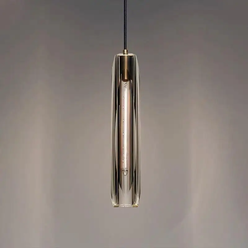 

Postmodern all-copper crystal chandelier model room bedroom bedside restaurant bar designer creative decorative chandelier