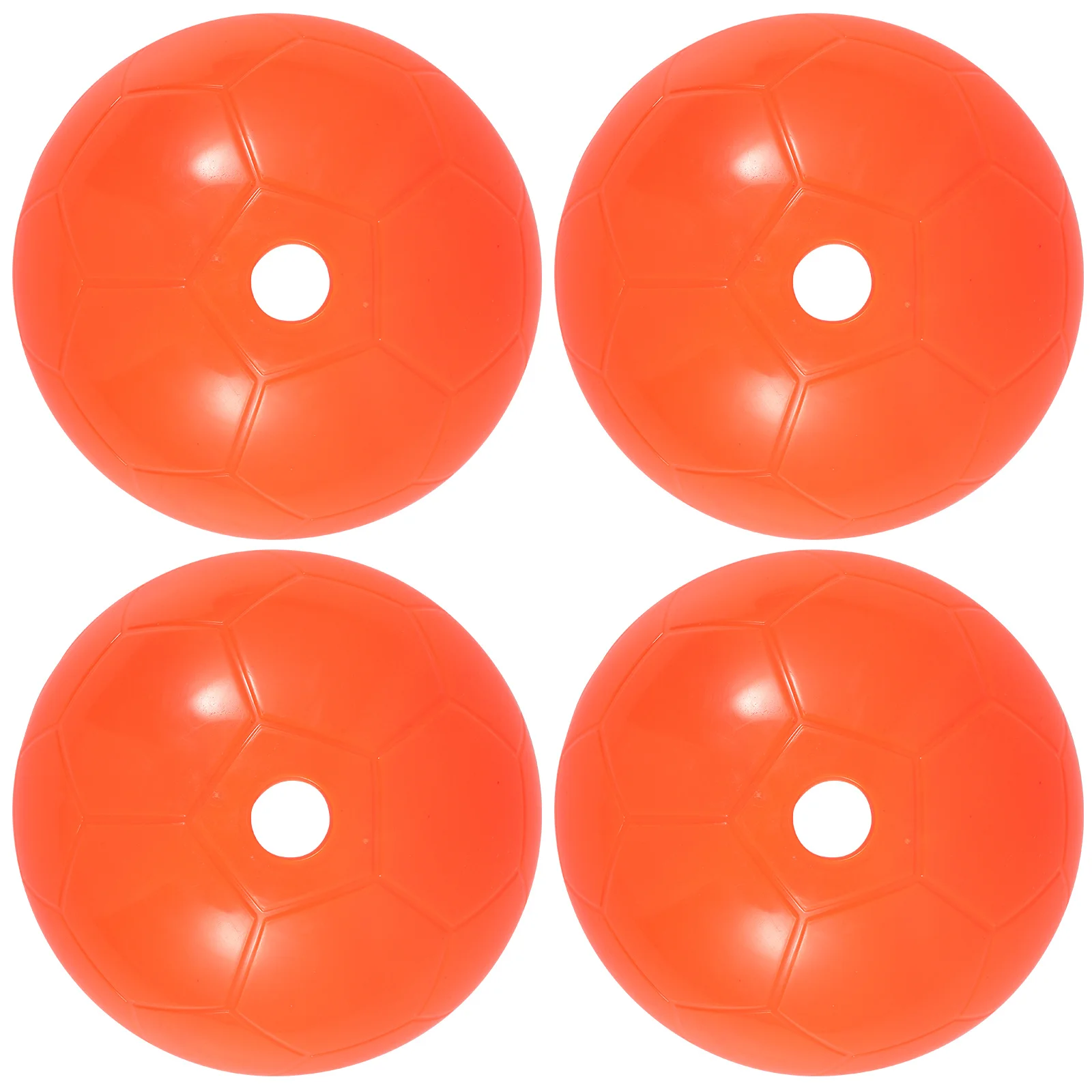 

4 Pcs Athletic Cones Football Training Discs Markers Equipment for Sports Pe Soccer