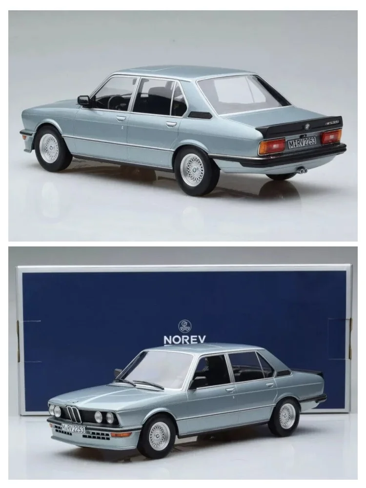 Norev 1980 M 535i E12 1:18 183269 BLUE Metallic New in Box M5 M535i Model Car Collection Limited Edition Hobby Toys