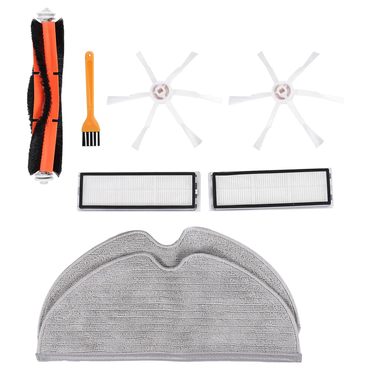 Для Xiaomi Mi Robot Vacuum Mop 2 STYTJ03ZHM Ткань для швабры с фильтром Mijia Робот-пылесос Основная боковая щетка Запасные части # АБГП