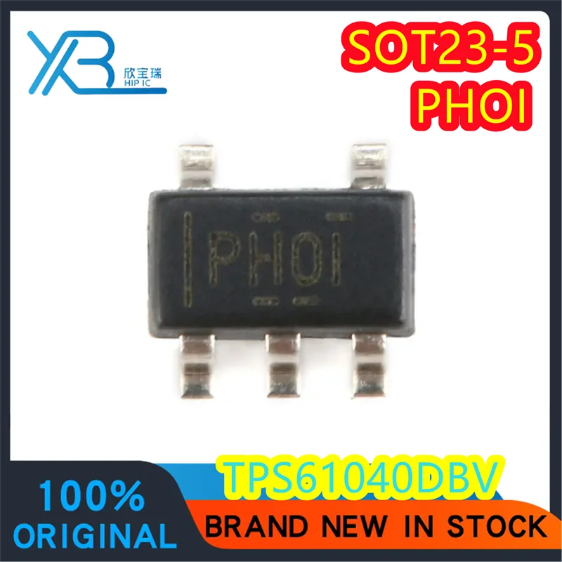 (3/40 pieces) TPS61040DBVR Code PHOI PH01 SOT23-5 Switching Regulator IC Chip 28-V 400mA New and Original Fast Delivery