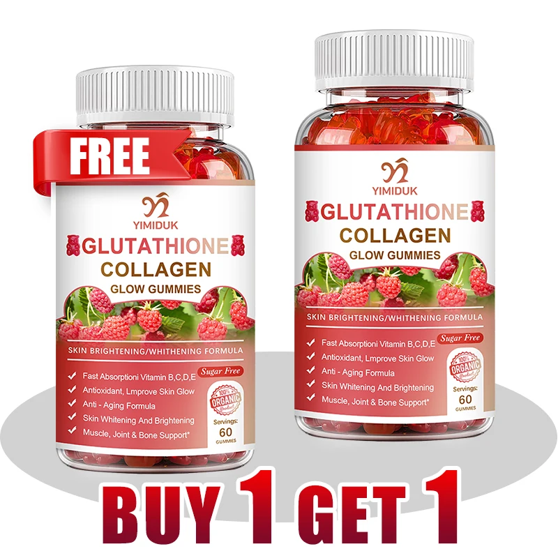 

Advanced Glutathione Collagen Gummies, Promotes Overall Detox, Liver Support & Skin Clarity for Renewed Vitality, 100% Vegan