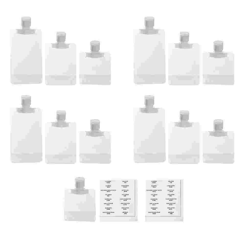 Travel Empty Clear Travel Bags For Skin Care Cream Liquid Shampoo Pouch Squeeze Container Toiletry Creams Lotions