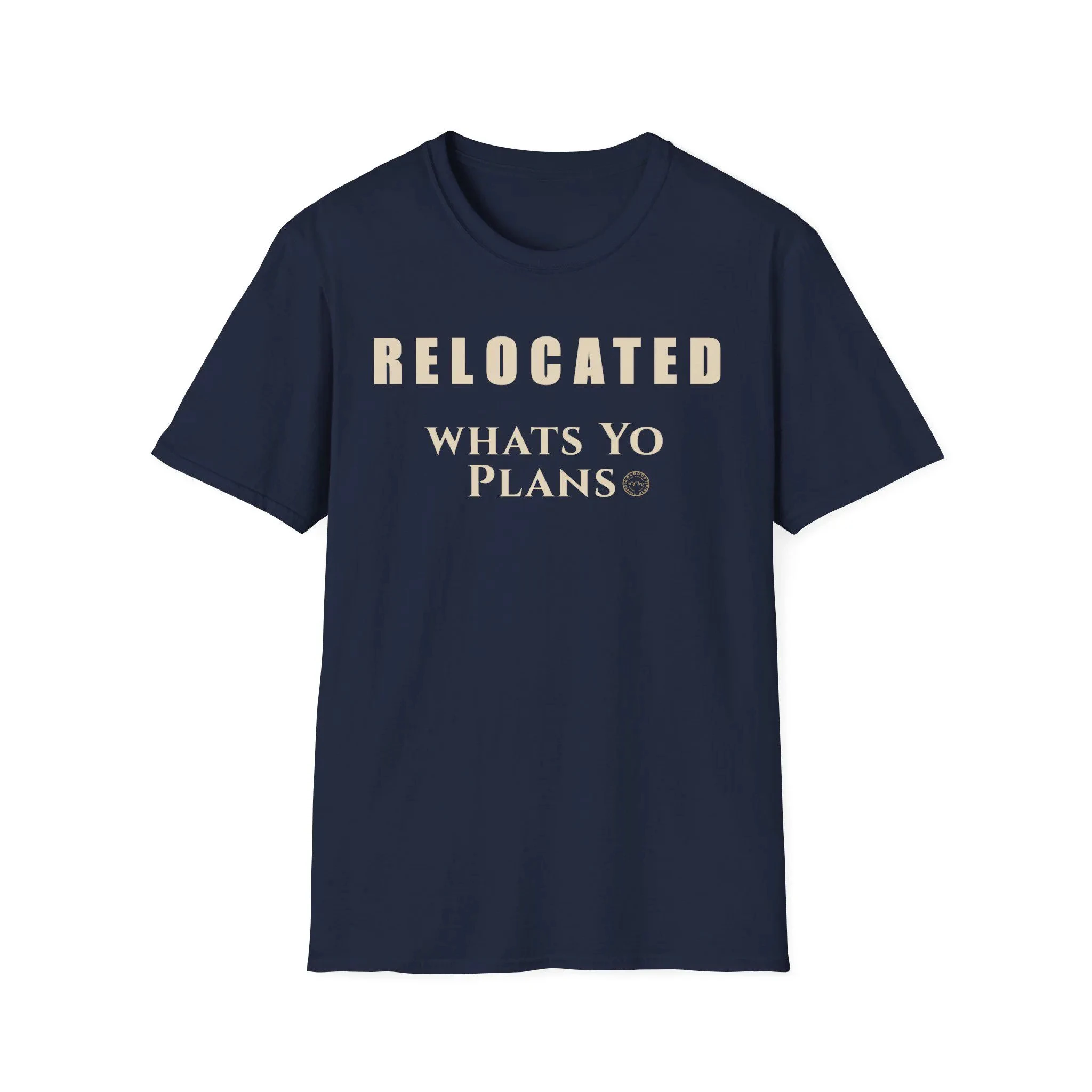 New Beginning Attitude T-shirt | What Plans Do You Have While on The Move? | Minimalist Lifestyle Party T-shirt
