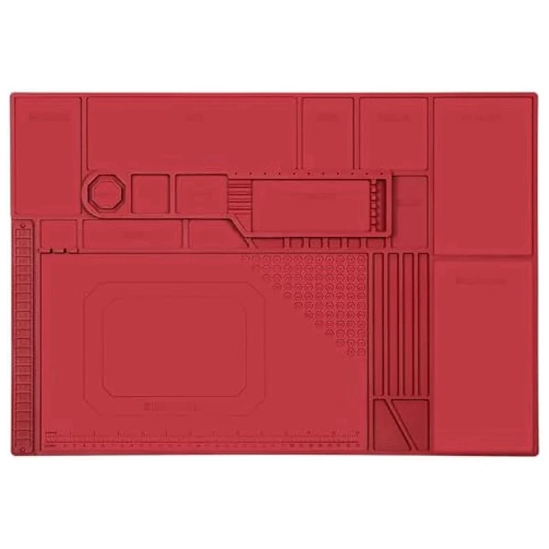 

Heat Resistant Repair Mat Electronic Repair Work Mat Can Accommodate A Multimeter, Soldering Iron, Repair Mat