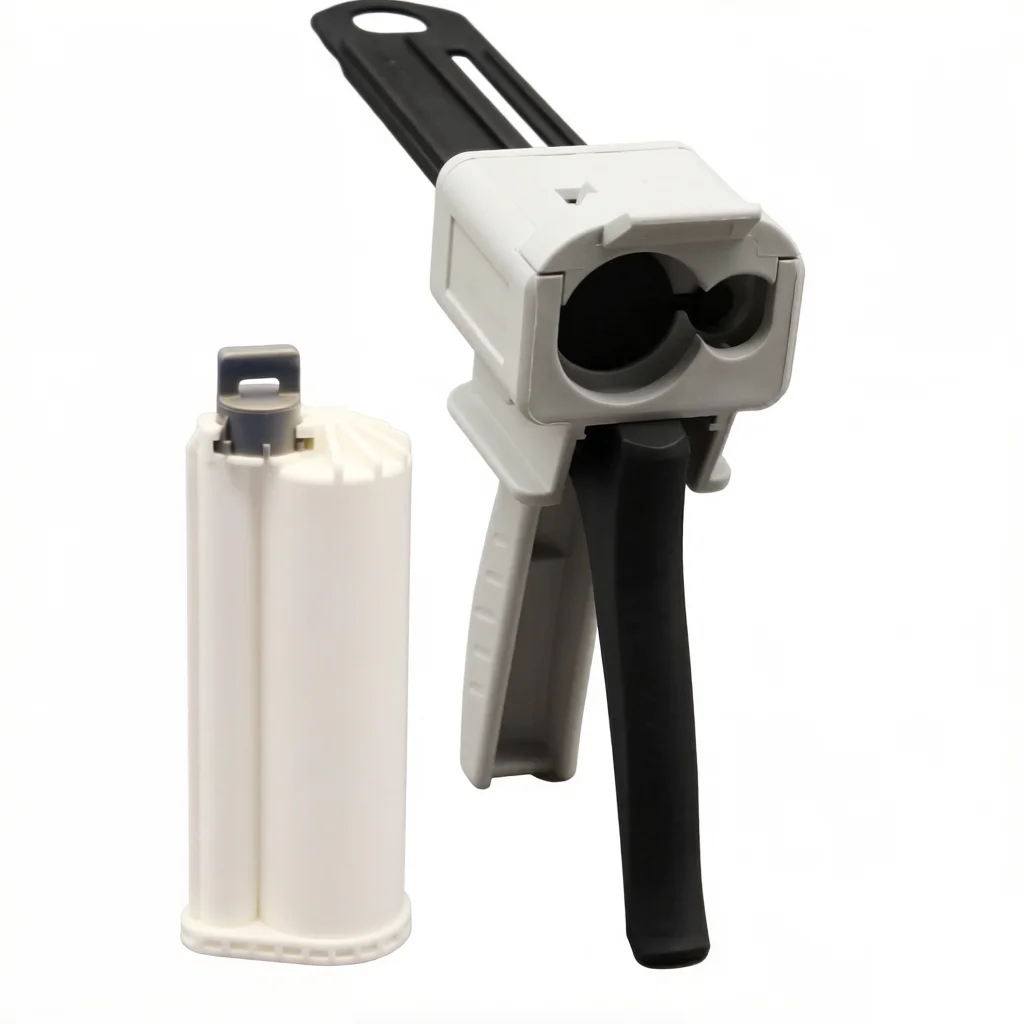 10:1 50ml Epoxy Adhesives Dispensing Gun 2K Kit Portable Double tube Mixing Dispenser Loctite ARALDITE 3M Cartridges AB Glue Gun