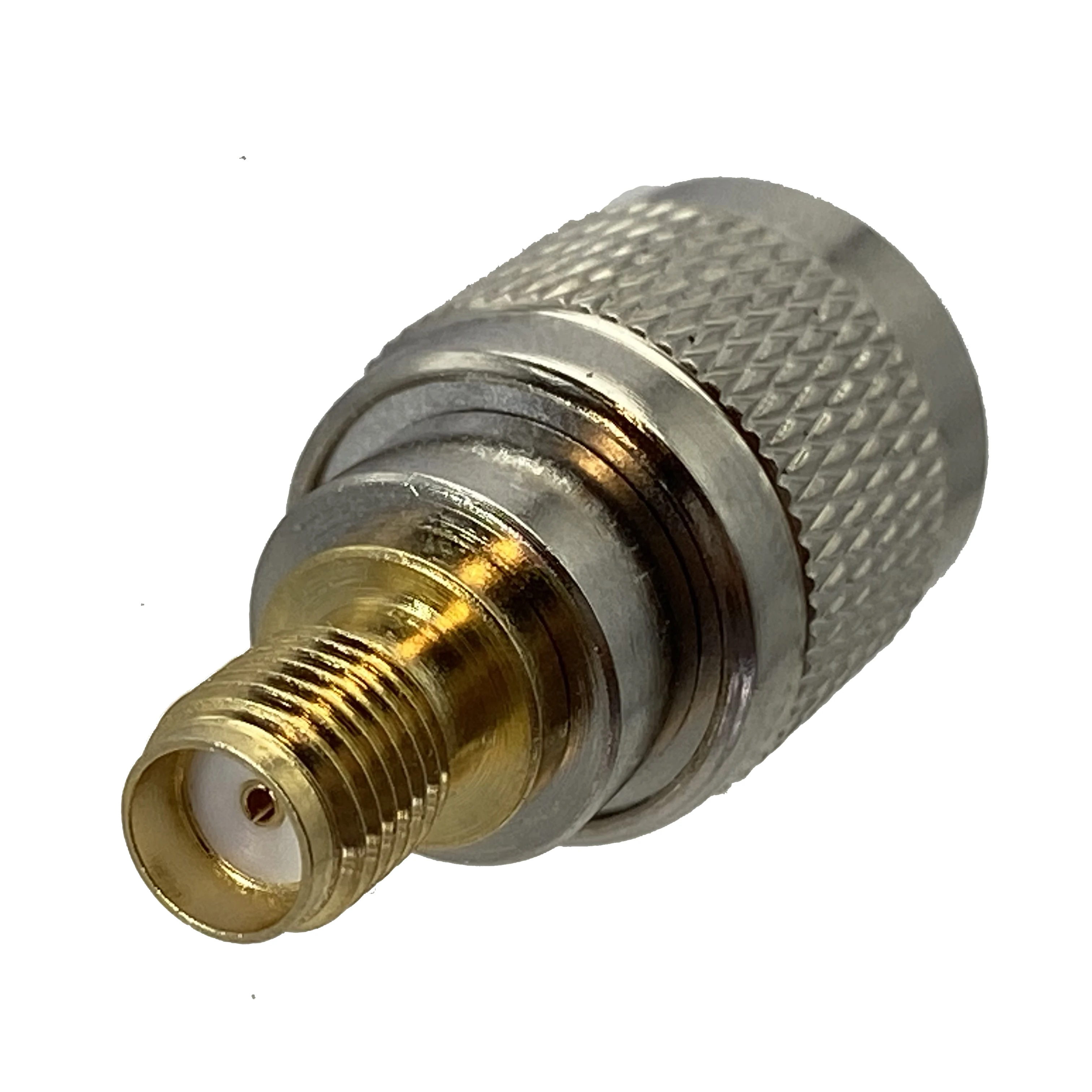 1Pcs TNC Stecker auf Sma-buchse RF Adapter Stecker Messing