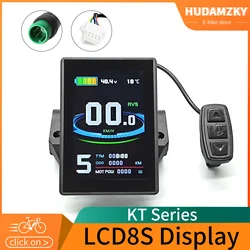 Electric Bicycle 24V/36V/48V KT-LCD8S Color E-Bike Display for Ebike Conversion Kit Accessories KT LCD 8 Display