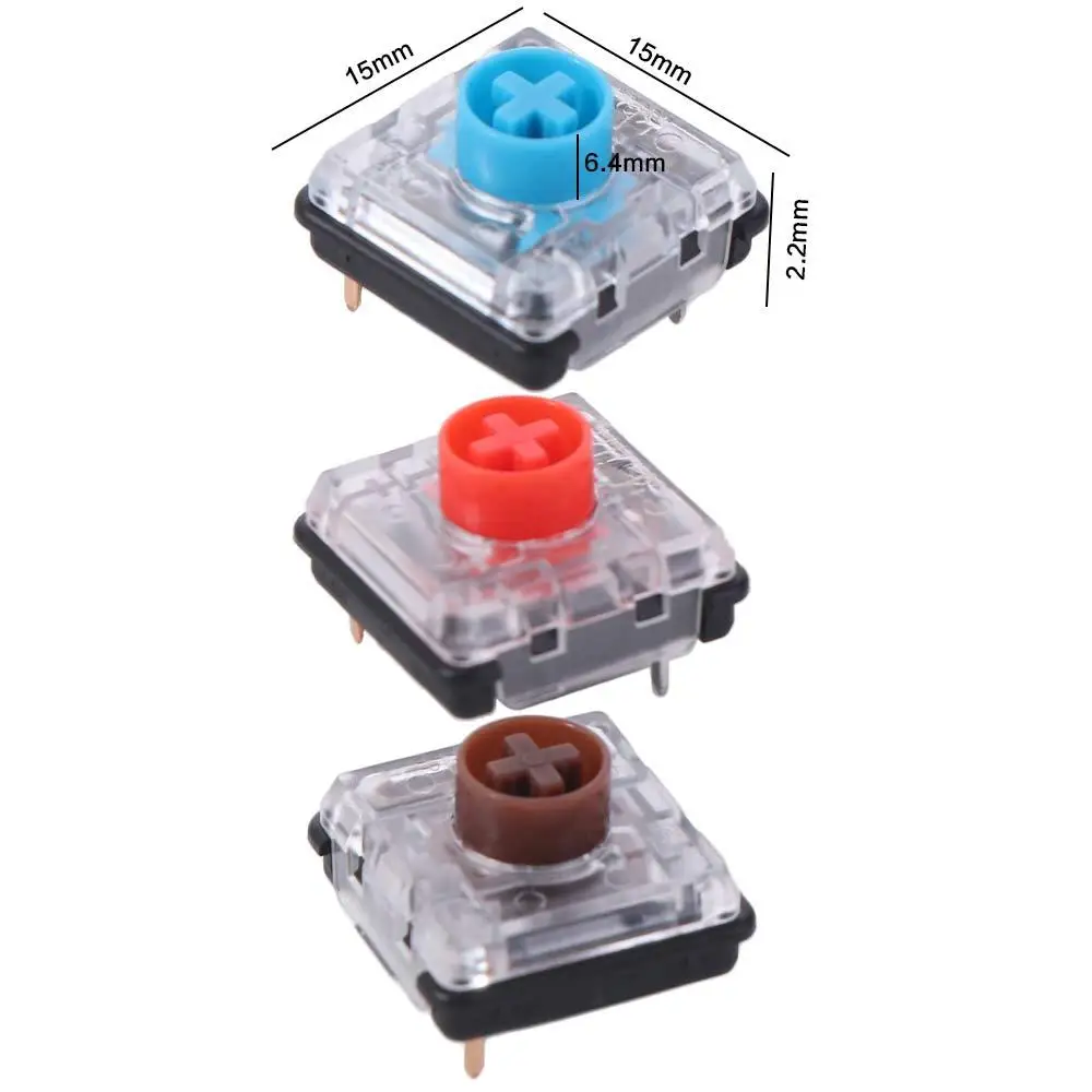 10pcs Acrylic Choc V2 Low Profile Switch Mini RGB Low RGB Key Keypad Knocking Custom Low Profile Switch Mechanical Keyboard