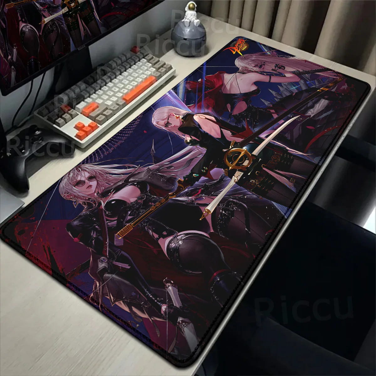 

DNF Dungeon Fighter Gaming Mouse Pad Large Mouse Pad PC Gamer Computer Mouse Mat Big Mousepad Keyboard Non-slip HD Printing Mat