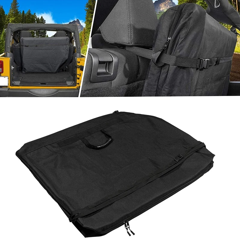 Outdoor Freedom Panel Hard Top Storage Bag Carrying Case With Grab Handle For 2007-2020 Jeep Wrangler JK JKU JL JLU