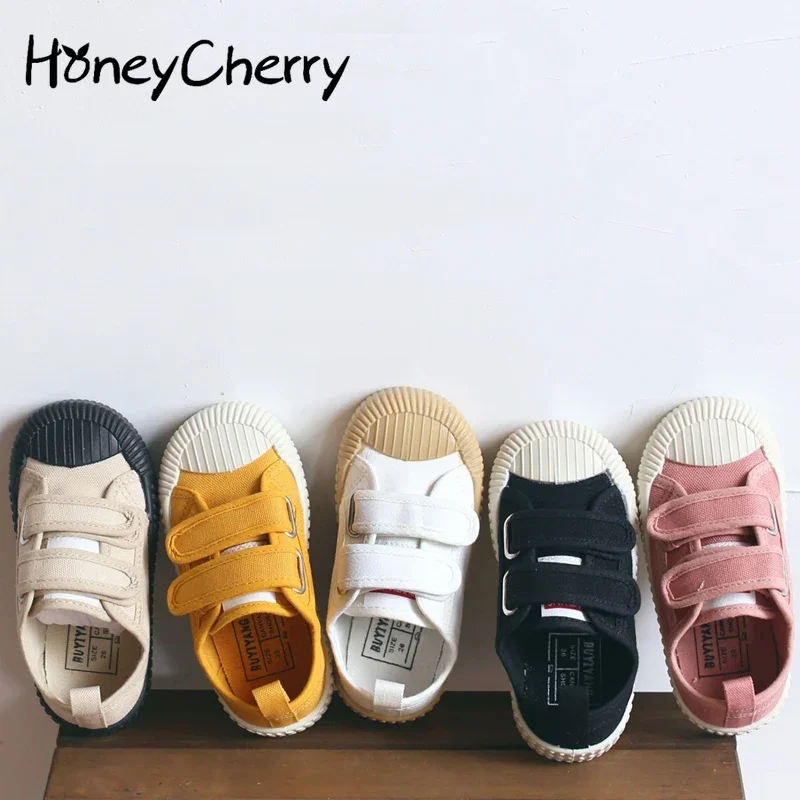 HoneyCherry Neue Candy Color Low-Top-Leinwandschuhe für Kinder, Kinderschuhe, Kleinkind-Jungen-Schuhe