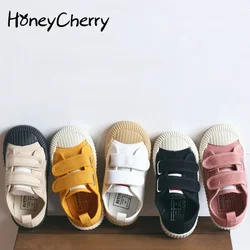 HoneyCherry New Candy Color Low-top Children's Canvas Shoes Kids Shoes Toddler Boy Shoes