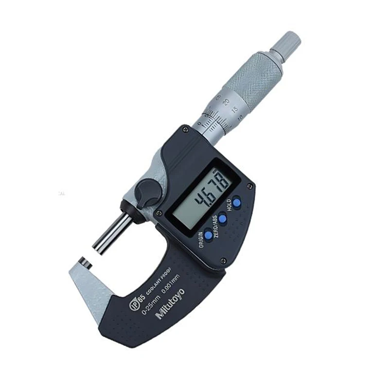 

Mitutoyo High Precision Portable Digital Micrometer in Stock Japan Ratchet Origin 293-241-30 Measuring Range 25-50mm