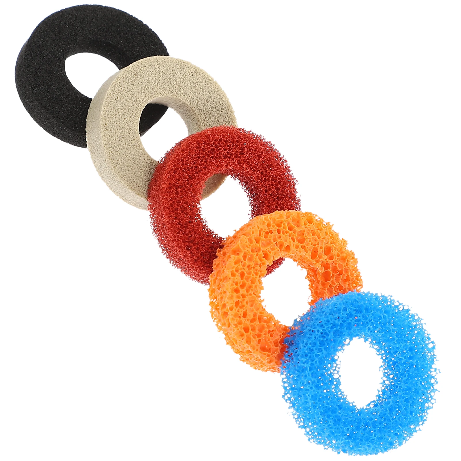 

5pcs Game Handle Buffer with Precision Control Rings for Controller Cushion Aim Assist Replacement Gaming Accessories