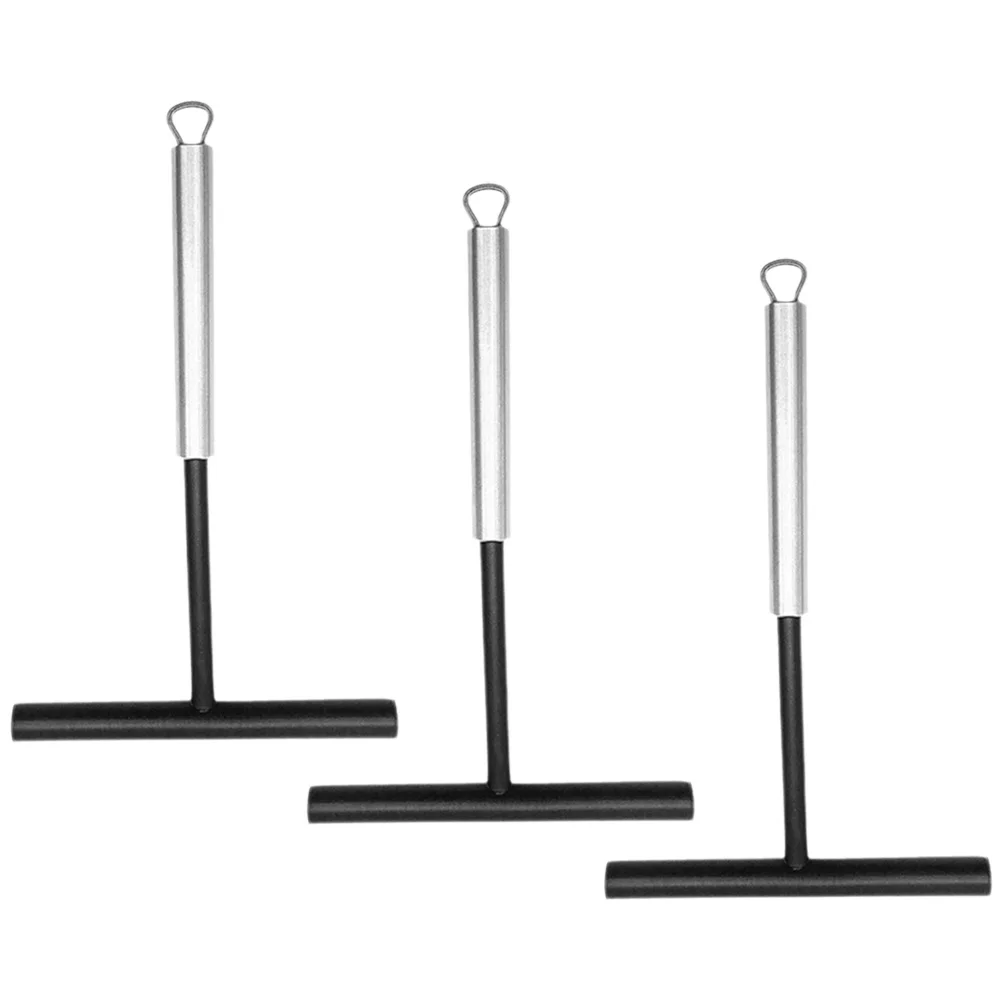

3Pcs Crepe Spreader Stainless Steel Kitchen Tool for Baking Cream Butter Pancake Making Professional Non-Stick Easy Grip with