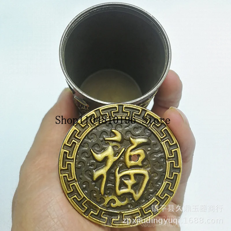Antique-style brass toothpick boxes featuring plum blossom, orchid, bamboo, and chrysanthemum designs, wholesale Home and office