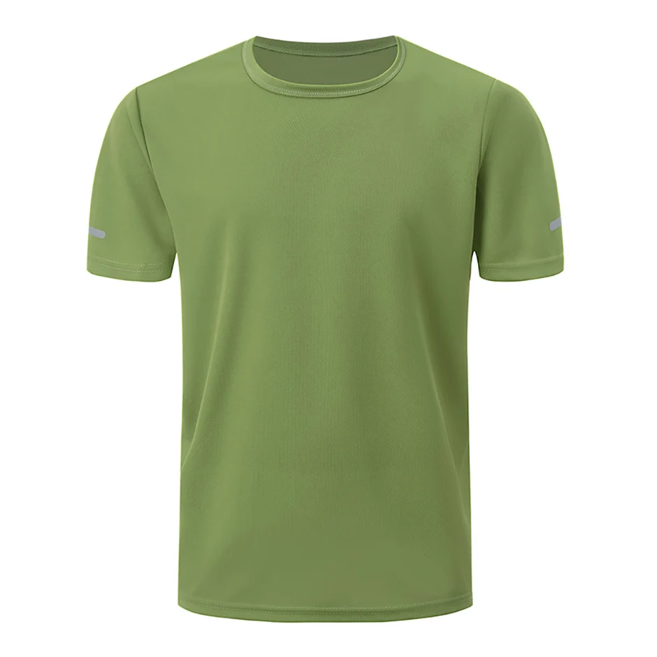 2/4/6-teiliges Four Seasons Herren-T-Shirt in einfarbiger Farbe mit Rundhalsausschnitt und kurzen Ärmeln und bedruckten Bündchen, Jugend-Sport- und Freizeitmode-T-Shirt – Detail 18