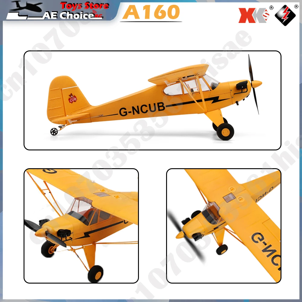 WLtoys A160 RC samolot 5-kanałowy 3D/6G 1406 bezszczotkowy silnik sterowany radiowo 650mm rozpiętość skrzydeł RC zabawka prezent dla dorosłych