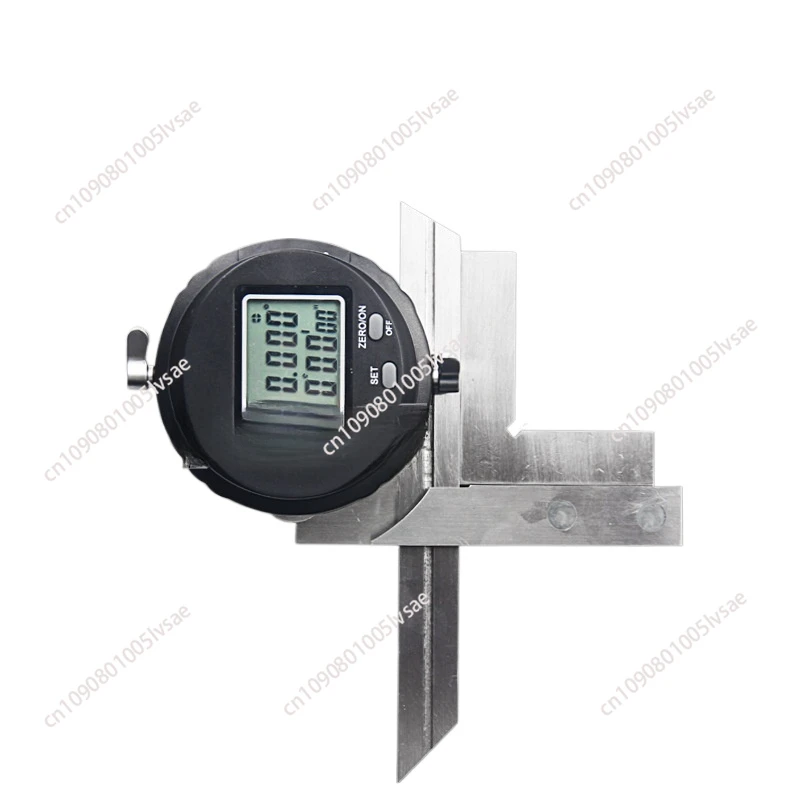 Stainless steel high-precision right-angle ruler digital display universal angle ruler 0-360 degree angle gauge angle meter