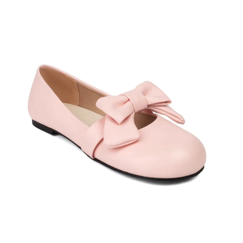 일본식 로리타 펌프 큰 머리 인형 LO 신발 달콤한 귀여운 Bowknot 공주 대형 여자 학생 싱글