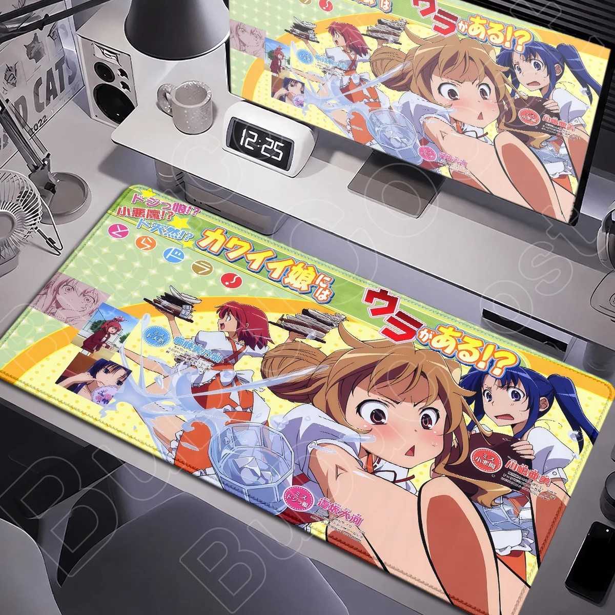 Toradora Taiga Aisaka Anime Mauspad XXL Gaming HD-Druck Notebook Tastaturmatte Süßes Mädchen Büroschrank Teppich PC-Zubehör – Detail 2