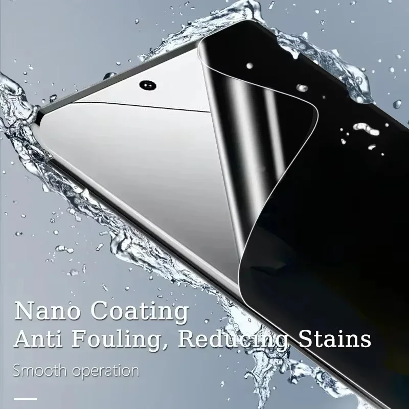 1-3 قطعة واقي شاشة مضاد للتجسس لهاتف Redmi Note 14 13 12 11 Pro Plus 12S 11S فيلم هيدروجيل للخصوصية لـ Redmi 14C 13C 12 10A 9C