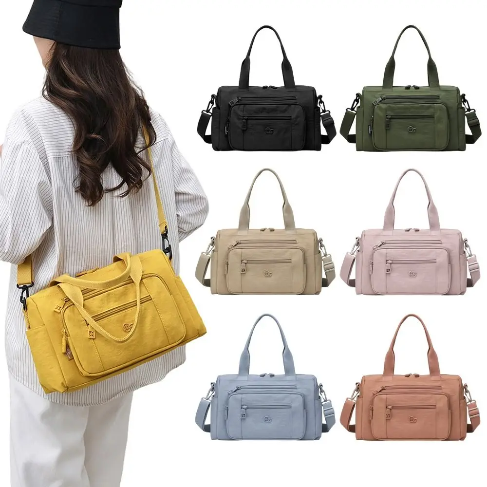 Fashion Large Capacity Crossbody Bags Versatile Water-resistant Shoulder Handbag Lightweight Simple Travel Bag Shopping