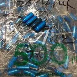 1pcsAxial electrolytic capacitor   NICHCON 47UF 3300UF 2.2UF 22UF 470UF 150UF PC  105 degree axial fever electrolytic capacitor
