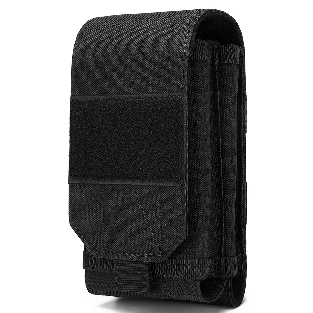 Tactical Molle Phone Pouch Universal Double Layer Mobile Phone Holster Holder Outdoor Waist Belt Pouch Hunting Hiking Camping